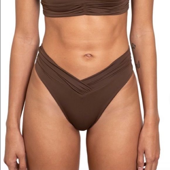 NWT RIOT SWIM Jax top and high waist pico bottoms - Picture 5 of 5